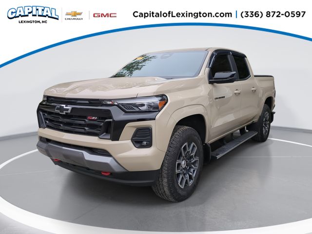 Sand Dune Metallic 2024 Chevrolet Colorado Z71 Crew Cab 4WD Pickup Truck Four-Wheel Drive 8-Speed Automatic
