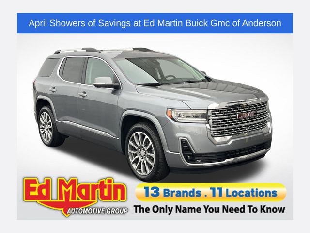 Gray (Satin Steel Metallic) 2021 GMC Acadia Denali AWD SUV / Crossover Four-Wheel Drive 9-Speed Automatic