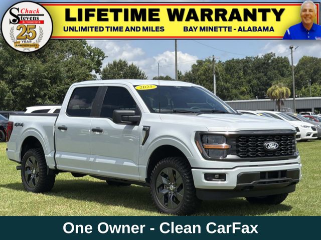 White Metallic 2025 Ford F-150 Pickup Truck Four-Wheel Drive Automatic
