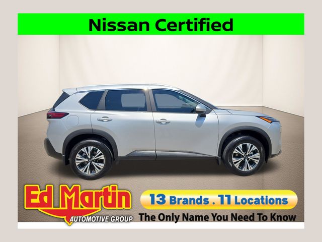 Brilliant Silver Metallic 2023 Nissan Rogue SUV / Crossover All-Wheel Drive Continuously Variable Transmission
