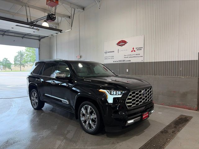 Midnight Black Metallic 2024 Toyota Sequoia Capstone 4WD SUV / Crossover Four-Wheel Drive Automatic