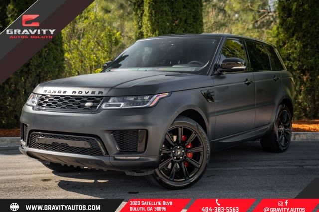 Black 2022 Land Rover Range Rover Sport HSE Silver Edition AWD Pickup Truck All-Wheel Drive 8-Speed Automatic