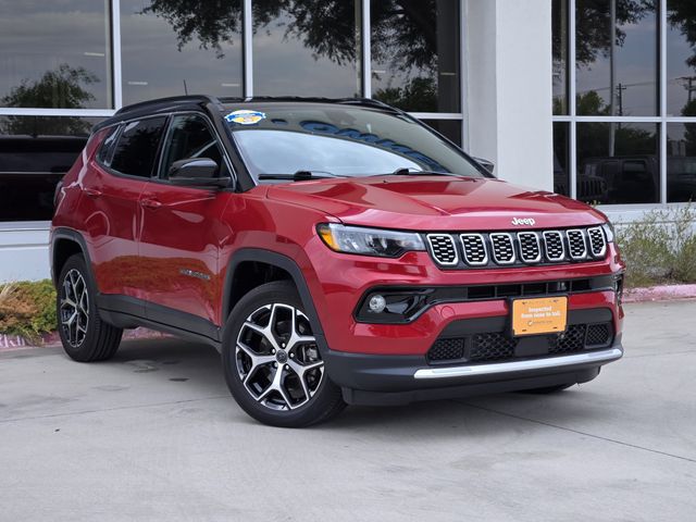 Red Hot Pearlcoat 2025 Jeep Compass SUV / Crossover Four-Wheel Drive 8-Speed Automatic