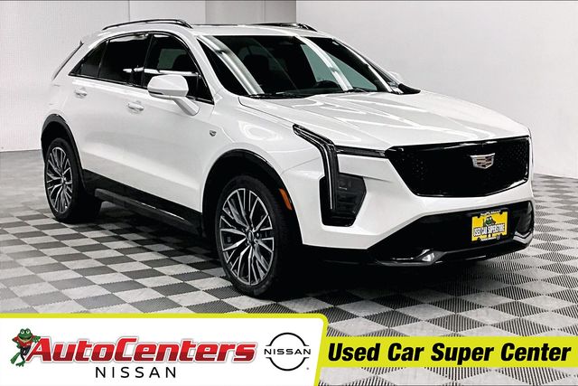 Crystal White Tricoat 2024 Cadillac XT4 Sport AWD SUV / Crossover Four-Wheel Drive 9-Speed Automatic
