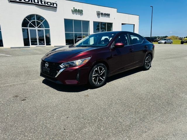 Rosewood Metallic 2024 Nissan Sentra Sedan Front-Wheel Drive Continuously Variable Transmission