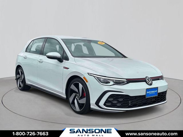 White 2023 Volkswagen Golf GTI Hatchback Front-Wheel Drive 7-Speed Dual Clutch