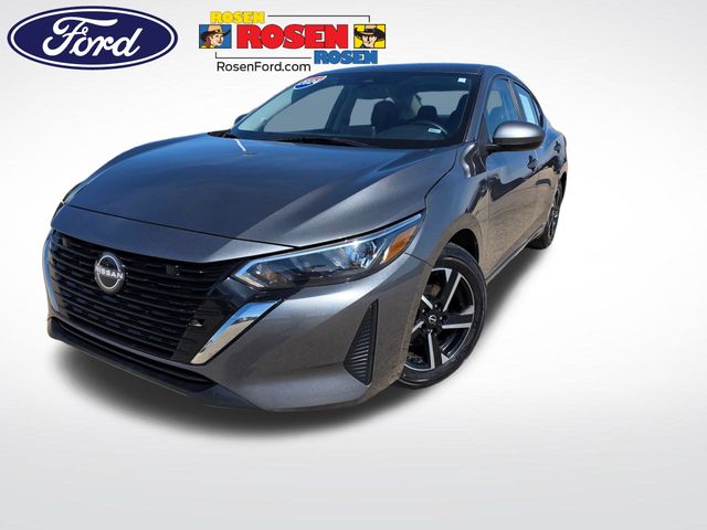 Gray (Gun Metallic) 2024 Nissan Sentra SV FWD Sedan Front-Wheel Drive Continuously Variable Transmission