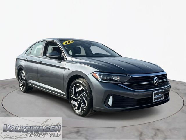 Platinum Gray Metallic 2023 Volkswagen Jetta 1.5T SEL FWD Sedan Front-Wheel Drive 8-Speed Automatic