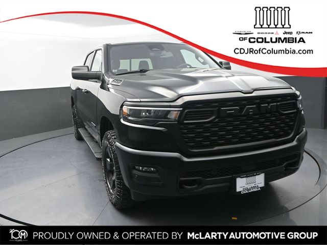 Diamond Black Crystal Pearlcoat 2025 RAM 1500 Warlock 4dr Crew Cab 4WD Pickup Truck Four-Wheel Drive 8-Speed Automatic