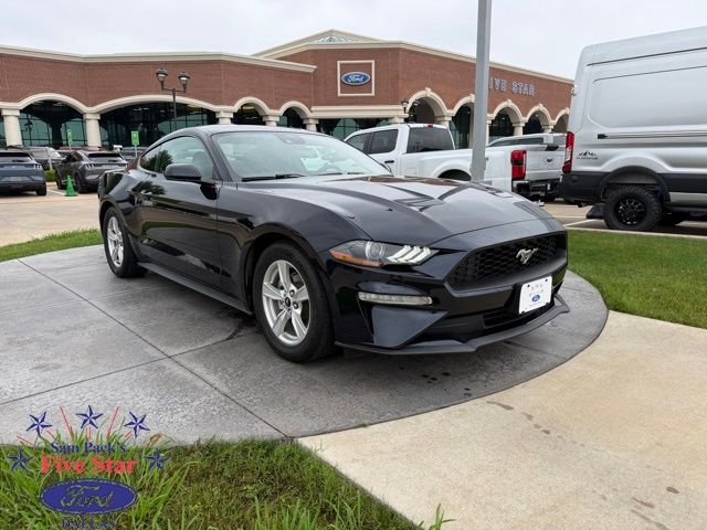 Blue Metallic 2021 Ford Mustang EcoBoost Coupe RWD Coupe Rear-Wheel Drive Automatic