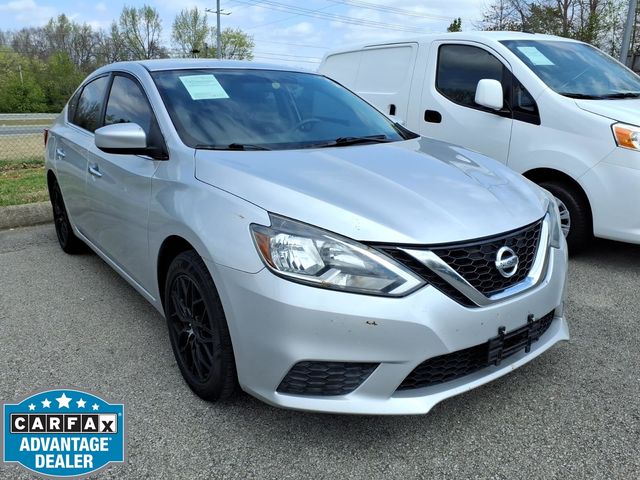 Brilliant Silver Metallic 2017 Nissan Sentra SV Sedan Front-Wheel Drive Continuously Variable Transmission