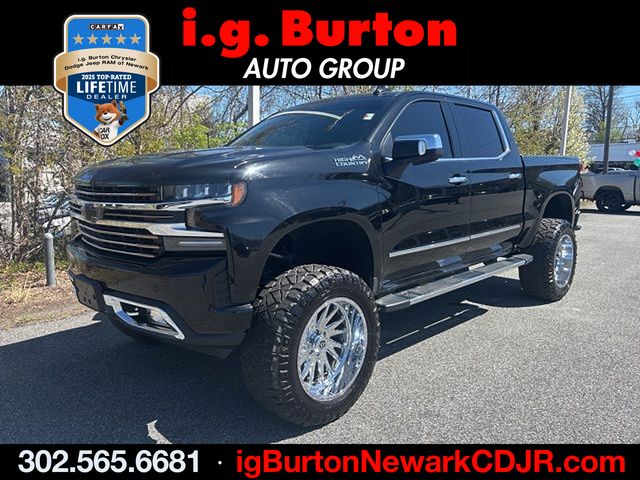 Black 2020 Chevrolet Silverado 1500 High Country Crew Cab 4WD Pickup Truck Four-Wheel Drive Automatic