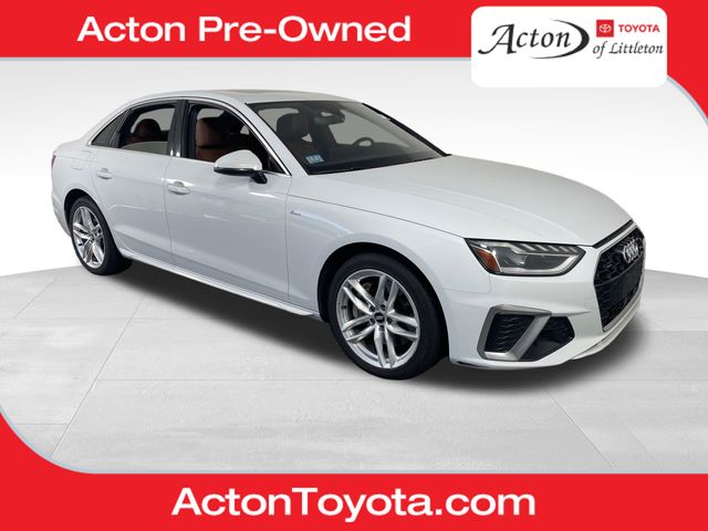 Glacier White Metallic 2020 Audi A4 Sedan All-Wheel Drive 7-Speed Automatic