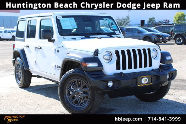 Bright White Clearcoat 2024 Jeep Wrangler SUV / Crossover Four-Wheel Drive 8-Speed Automatic