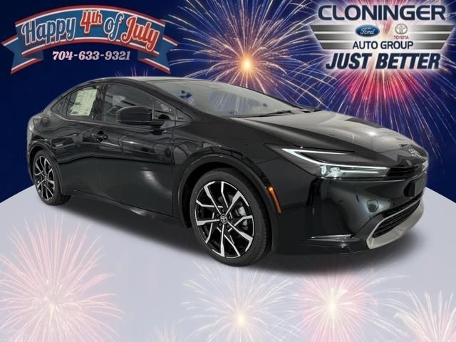 Black 2025 Toyota Prius Plug-In Hybrid Hatchback Front-Wheel Drive Continuously Variable Transmission