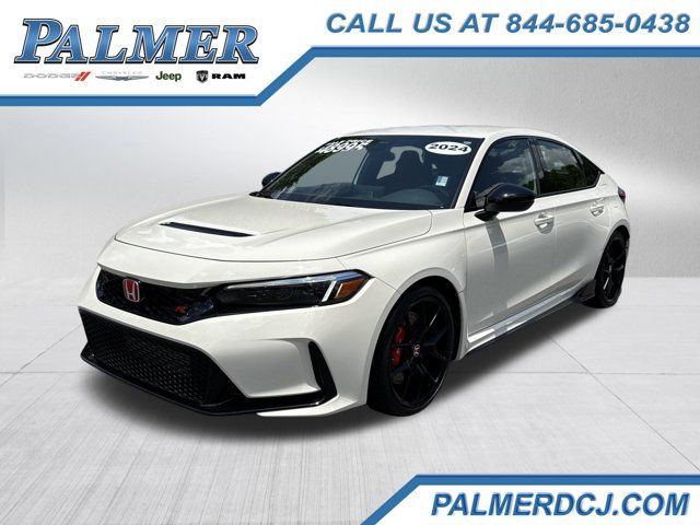 White 2024 Honda Civic Type R Hatchback Front-Wheel Drive 6-Speed Manual