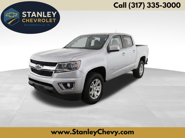 Silver Ice Metallic 2016 Chevrolet Colorado LT Crew Cab 4WD Pickup Truck Four-Wheel Drive 6-Speed Automatic