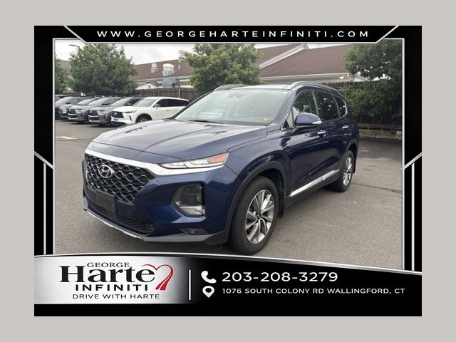 Blue (Stormy Sea) 2019 Hyundai Santa Fe SUV / Crossover All-Wheel Drive 8-Speed Automatic