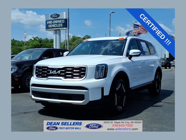 Glacial White Pearl 2025 Kia Telluride SUV / Crossover All-Wheel Drive 8-Speed Automatic