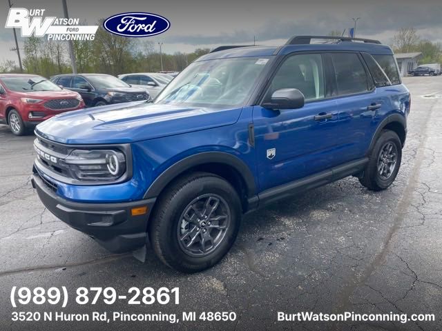 Blue Metallic 2024 Ford Bronco Sport SUV / Crossover All-Wheel Drive 8-Speed Automatic