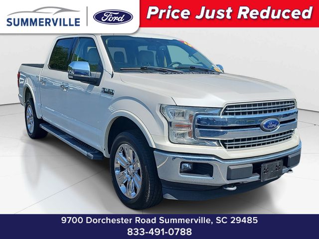 White Platinum Clearcoat Metallic 2019 Ford F-150 Pickup Truck Four-Wheel Drive Automatic