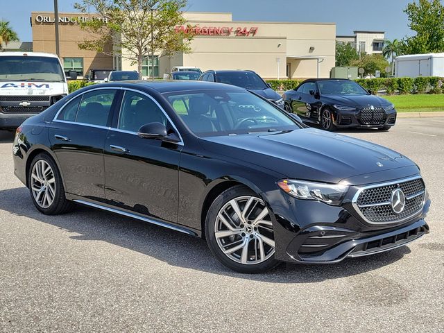 Black 2025 Mercedes-Benz E-Class Sedan Rear-Wheel Drive 9-Speed Automatic