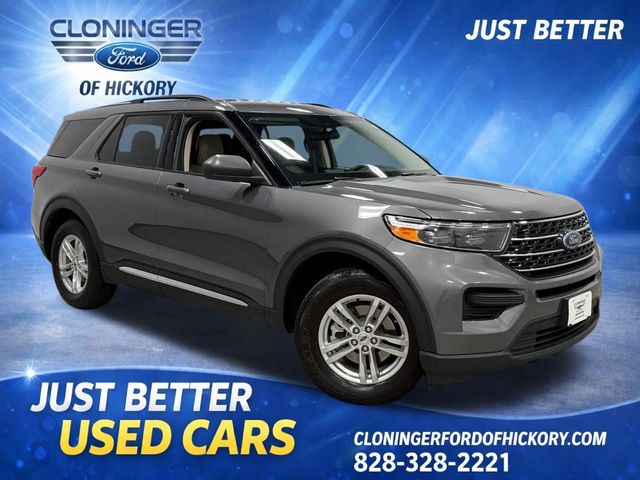 Carbonized Gray Metallic 2023 Ford Explorer XLT RWD SUV / Crossover Rear-Wheel Drive Automatic