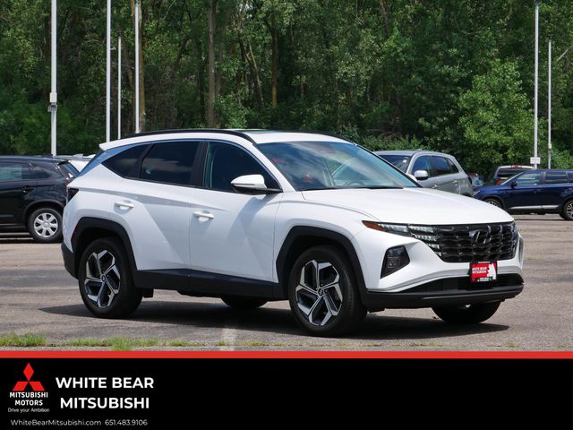 Quartz White 2022 Hyundai Tucson SUV / Crossover All-Wheel Drive 8-Speed Automatic