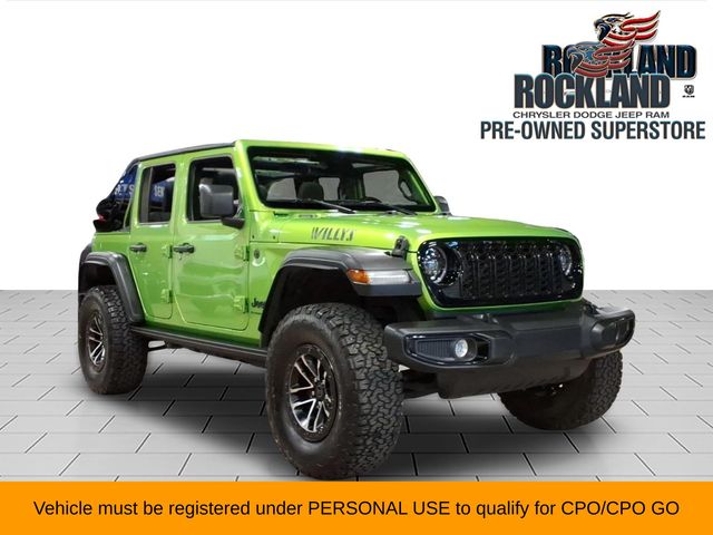Mojito Clearcoat 2025 Jeep Wrangler SUV / Crossover Four-Wheel Drive 8-Speed Automatic