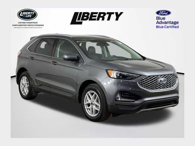 Carbonized Gray Metallic 2023 Ford Edge SEL AWD SUV / Crossover All-Wheel Drive Automatic