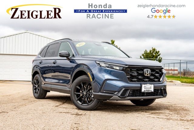 Canyon River Blue Met 2025 Honda CR-V Hybrid Sport-L AWD SUV / Crossover All-Wheel Drive Continuously Variable Transmission
