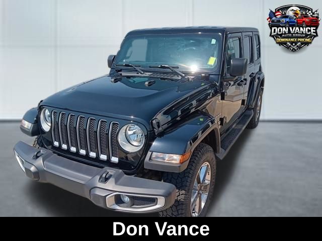 Black Clearcoat 2022 Jeep Wrangler Unlimited Sahara 4WD SUV / Crossover Four-Wheel Drive 8-Speed Automatic