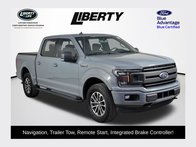 Abyss Gray Metallic 2019 Ford F-150 XLT SuperCrew 4WD Pickup Truck Four-Wheel Drive Automatic