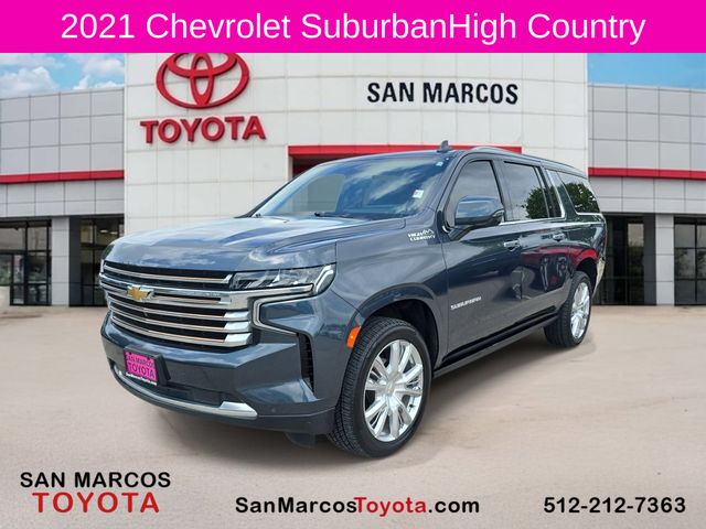 Shadow Gray Metallic 2021 Chevrolet Suburban High Country RWD SUV / Crossover 4X2