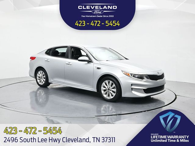 Sparkling Silver 2016 Kia Optima LX Sedan Front-Wheel Drive 6-Speed Automatic