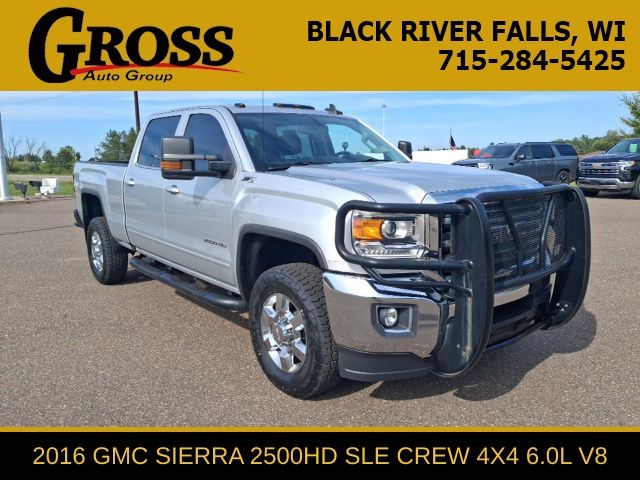 Quicksilver Metallic 2016 GMC Sierra 2500HD Pickup Truck Four-Wheel Drive 6-Speed Automatic Overdrive