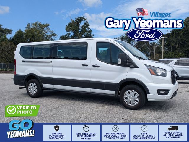 Oxford White 2023 Ford Transit Passenger Van Rear-Wheel Drive