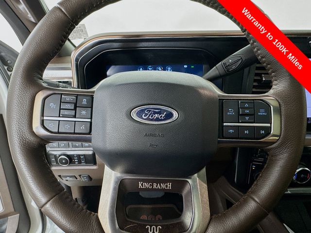 2024 Star White Metallic Tri-Coat Ford Super Duty F-450 DRW King Ranch DRW 4X4 Truck