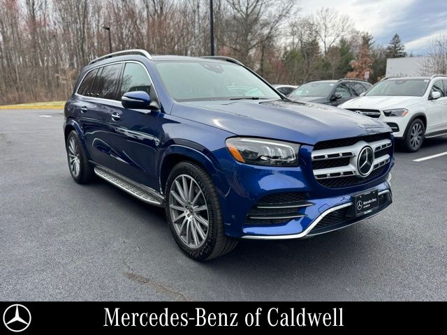 Brilliant Blue Metallic 2021 Mercedes-Benz GLS 580 4MATIC SUV / Crossover All-Wheel Drive 9-Speed Automatic