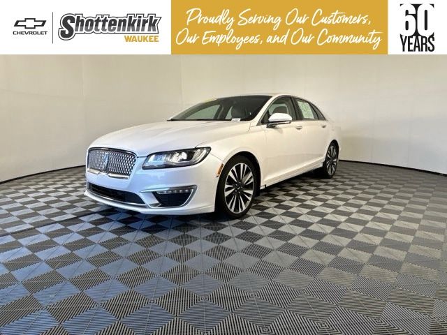 White Platinum Metallic Tri-Coat 2018 Lincoln MKZ Sedan All-Wheel Drive 6-Speed Automatic
