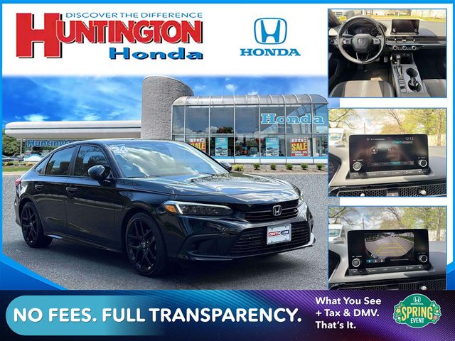 used 2024 Honda Civic car, priced at $23,495