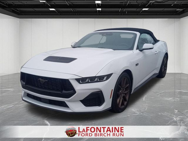 Oxford White 2024 Ford Mustang GT Premium Convertible RWD Convertible Rear-Wheel Drive Automatic