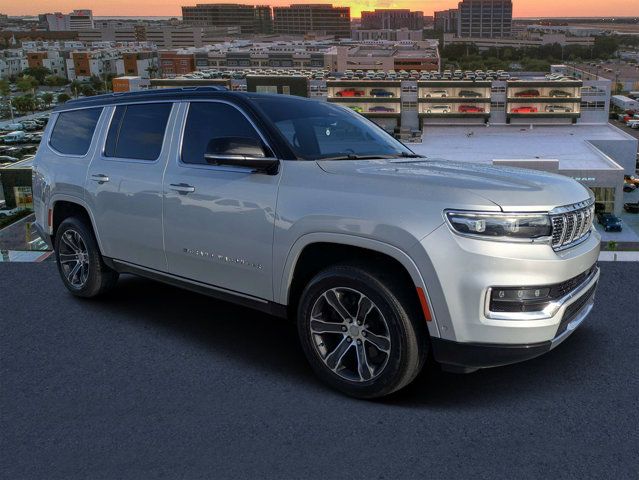 Silver 2023 Jeep Grand Wagoneer SUV / Crossover Four-Wheel Drive 8-Speed Automatic