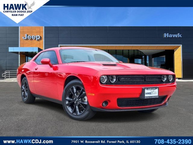 Torred Clearcoat 2022 Dodge Challenger SXT AWD Coupe All-Wheel Drive 8-Speed Automatic