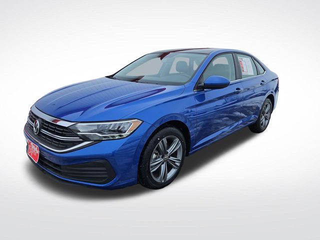 Rising Blue Metallic 2024 Volkswagen Jetta SE FWD Sedan Front-Wheel Drive 8-Speed Automatic