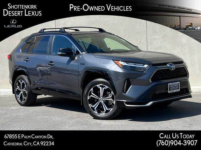 Magnetic Gray Metallic/Midnight Black Metallic 2024 Toyota RAV4 Prime SUV / Crossover All-Wheel Drive Continuously Variable Transmission