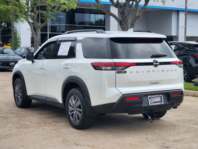 2025 Nissan Pathfinder SV White at Bayway Cadillac of The Woodlands