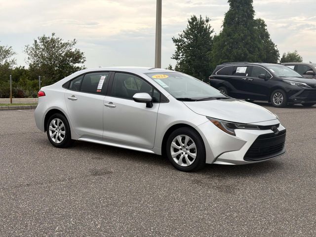 Classic Silver Metallic 2024 Toyota Corolla Sedan Front-Wheel Drive Continuously Variable Transmission