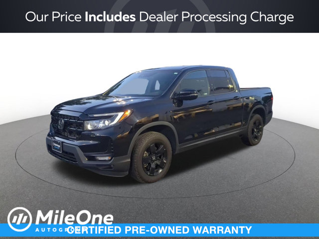 Black 2024 Honda Ridgeline Pickup Truck All-Wheel Drive 9-Speed Automatic
