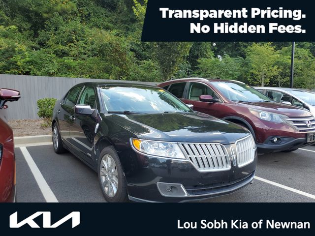 Black 2012 Lincoln MKZ Hybrid Sedan Front-Wheel Drive Continuously Variable Transmission